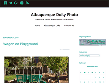 Tablet Screenshot of albuquerquedailyphoto.com